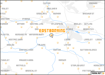 map of East Barming