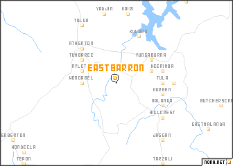 map of East Barron