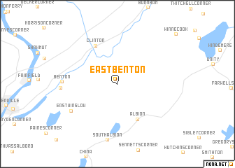 map of East Benton