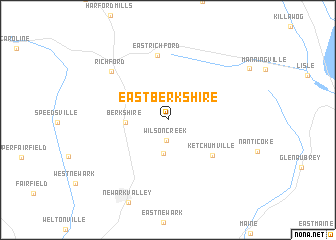 map of East Berkshire