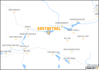 map of East Bethel