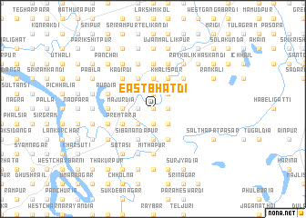 map of East Bhātdi