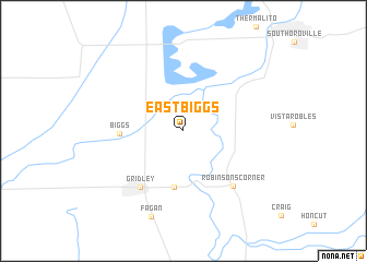 map of East Biggs