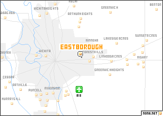 map of Eastborough