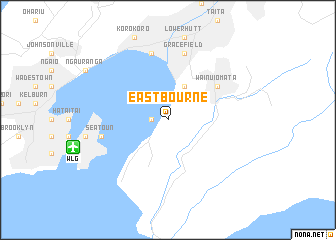 Eastbourne (New Zealand) map - nona.net