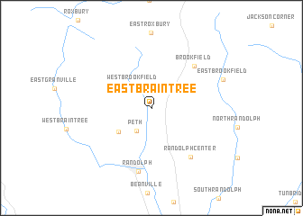 map of East Braintree