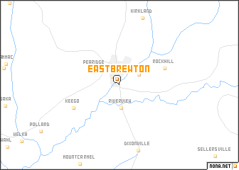 map of East Brewton