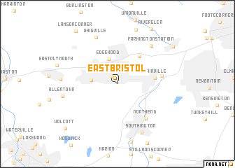 map of East Bristol