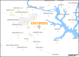 map of Eastbronk