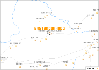 map of East Brookwood