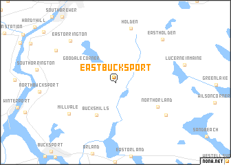 map of East Bucksport