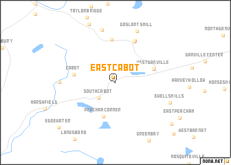 map of East Cabot