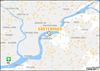 map of East Camden