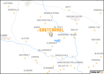 map of East Carmel