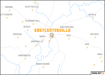 map of East Centreville