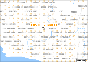 map of East Chaupalli