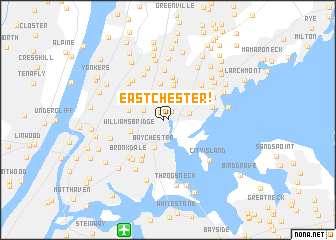 map of Eastchester