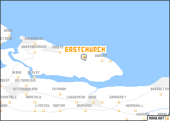 map of Eastchurch