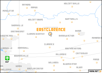 map of East Clarence