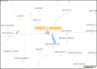 map of East Claridon