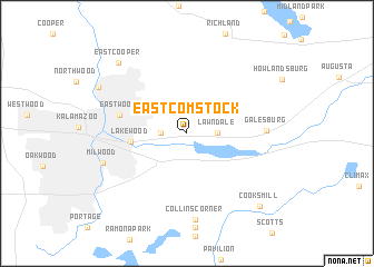 map of East Comstock