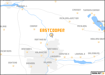 map of East Cooper