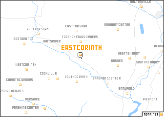map of East Corinth