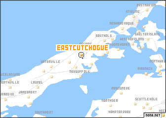 map of East Cutchogue