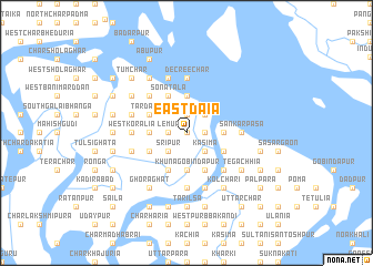 map of East Dāia