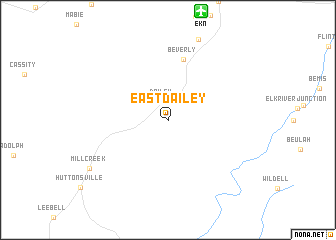 map of East Dailey