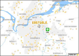 map of Eastdale