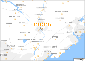 map of East Derby