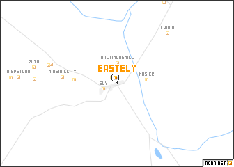 map of East Ely
