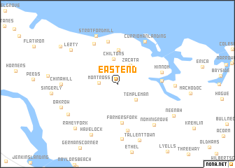 map of East End