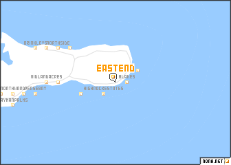 map of East End