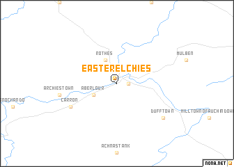 map of Easter Elchies
