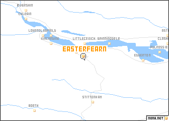 map of Easter Fearn