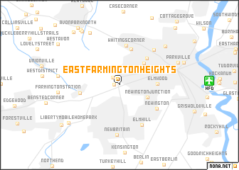 map of East Farmington Heights