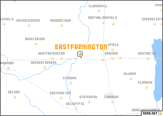 map of East Farmington