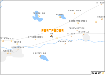 map of East Farms