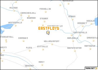 map of East Floyd