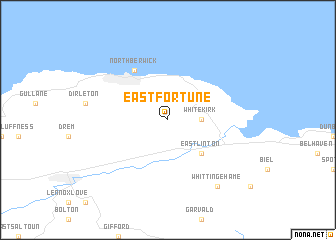 map of East Fortune