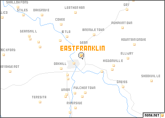 map of East Franklin