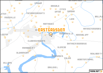 map of East Gadsden