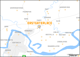 map of Eastgate Place