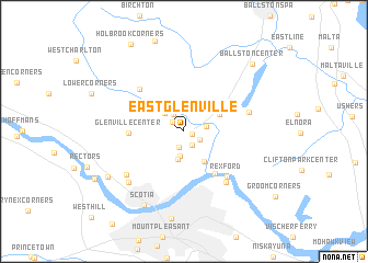 map of East Glenville