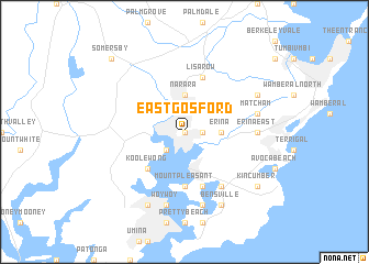 map of East Gosford