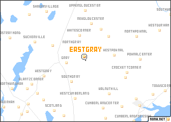 map of East Gray