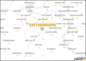 map of East Hagbourne