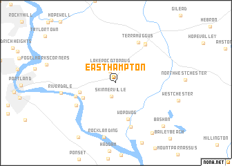 map of East Hampton